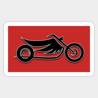 Wing Motorcycle Magnet
